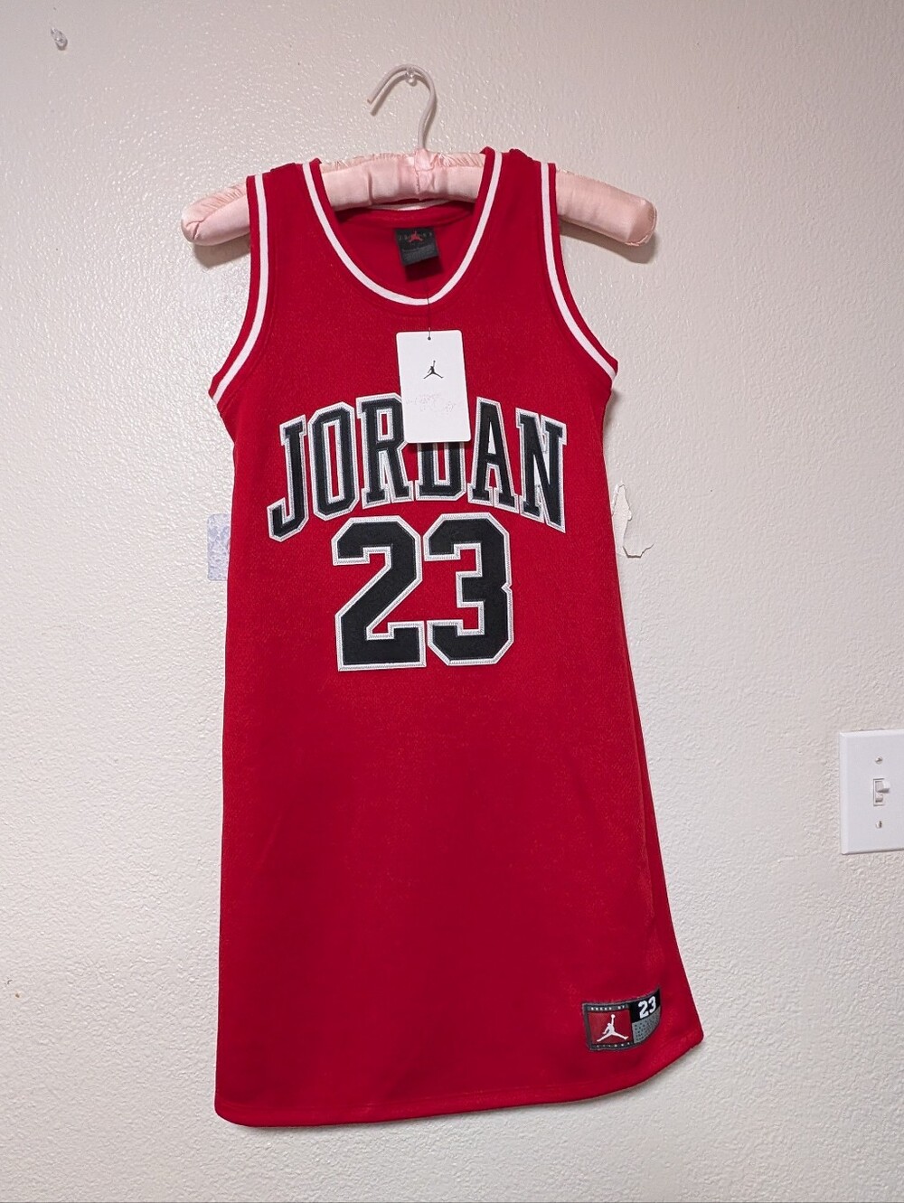 Jordan Kids' Red '23' Basketball Dress Sz medium